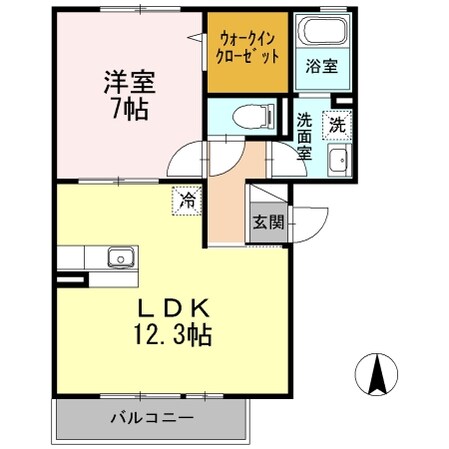 コンフィデンテ２の物件間取画像